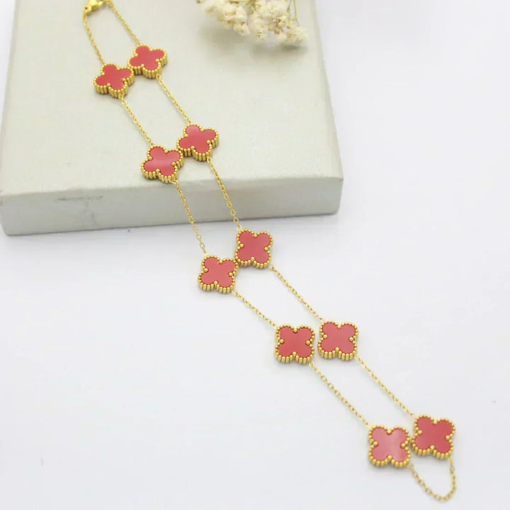 KLEEBLATT | Collares de 10 Motivos Rojos