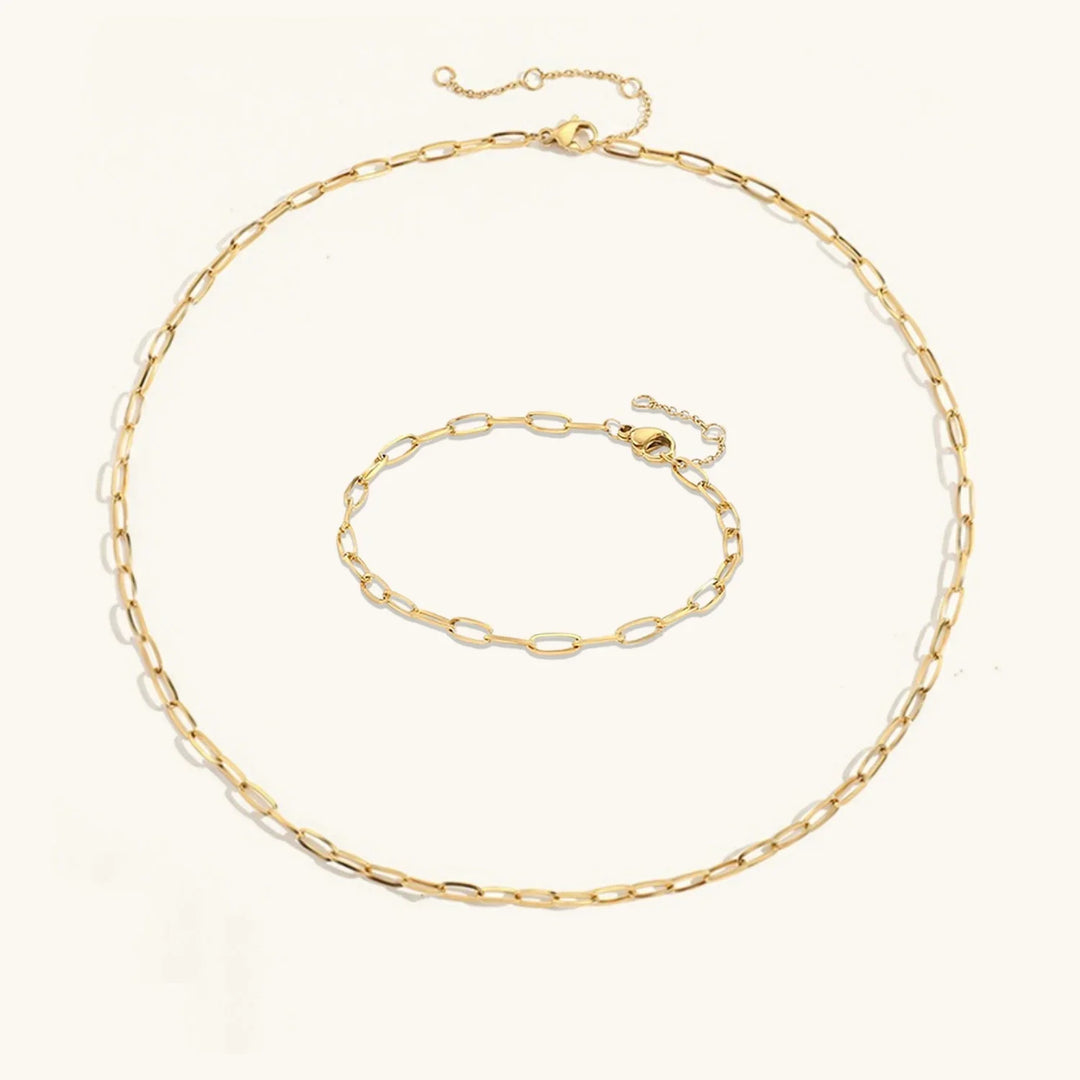 Conjunto de Collares Aurelia Paperclip