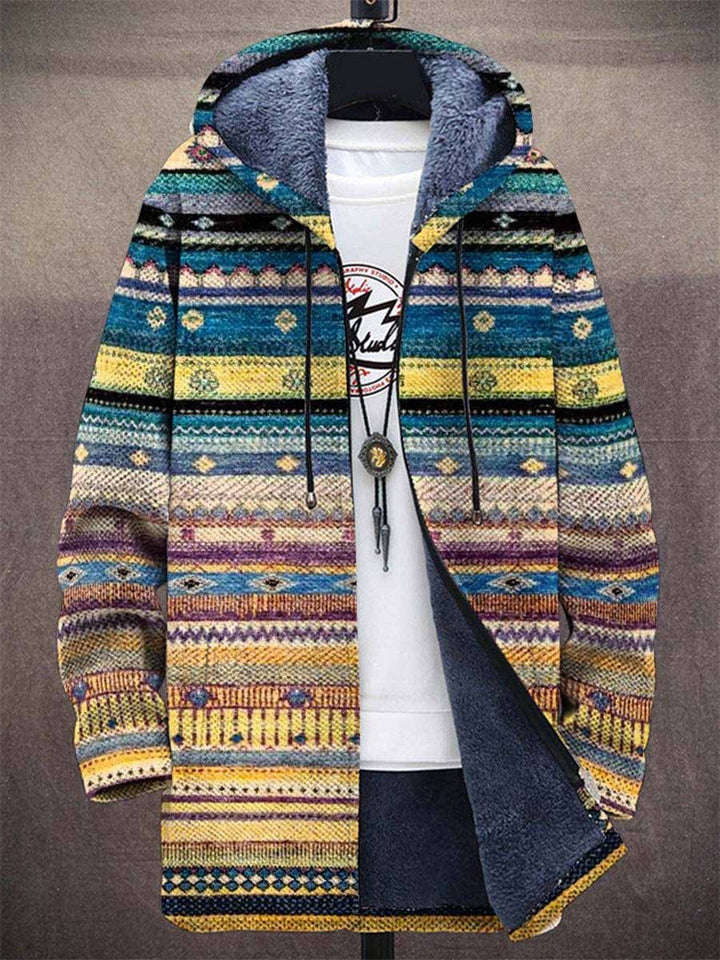 Annet™ | Cardigan lujoso inspirado en el arte + cremallera
