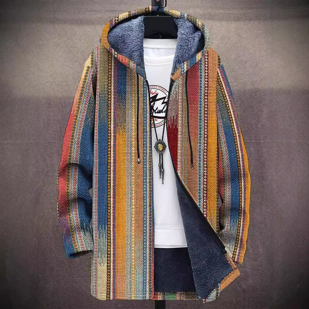 Annet™ | Cardigan lujoso inspirado en el arte + cremallera