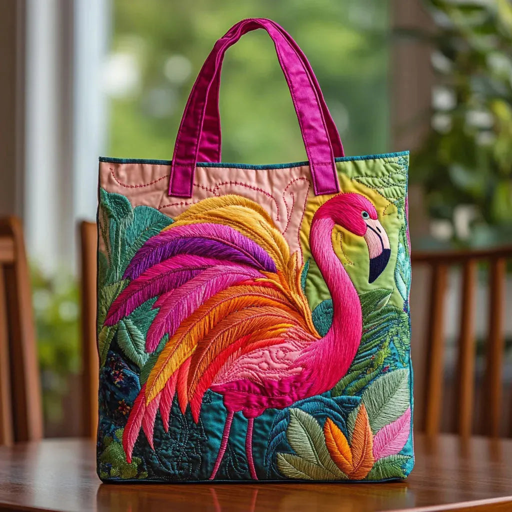 Bolso acolchado - Flamant Rose Arcoíris