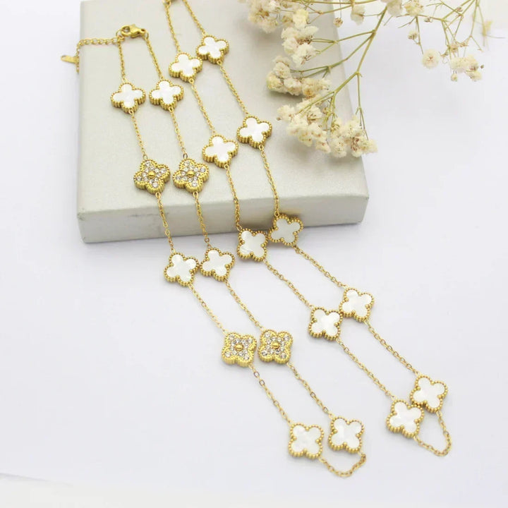 KLEEBLATT | Collares de 10 Motivos en Blanco