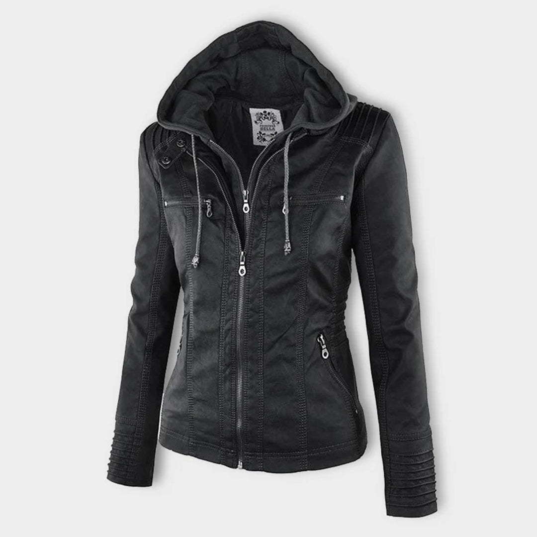 Monika™ | Chaqueta de cuero robusta y elegante