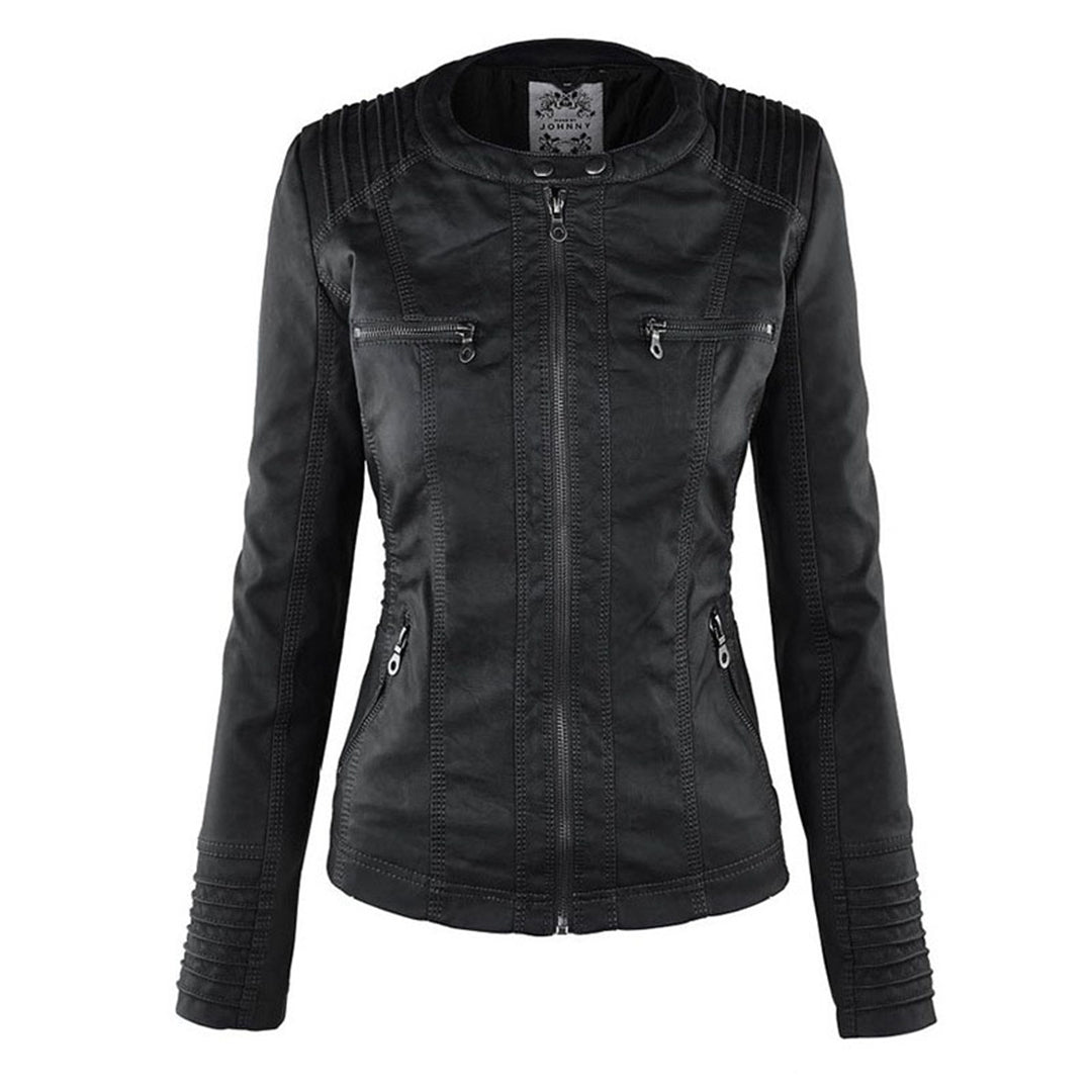 Monika™ | Chaqueta de cuero robusta y elegante
