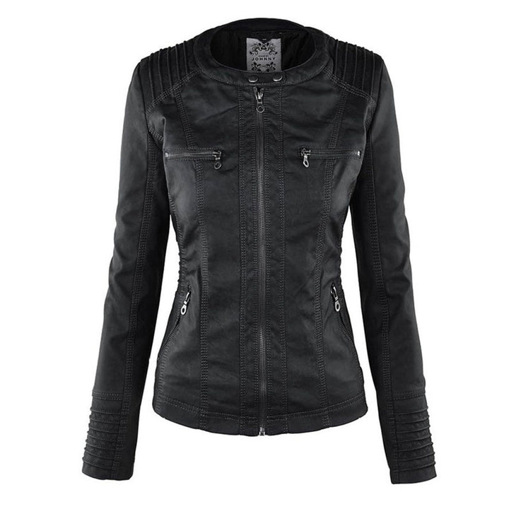 Monika™ | Chaqueta de cuero robusta y elegante