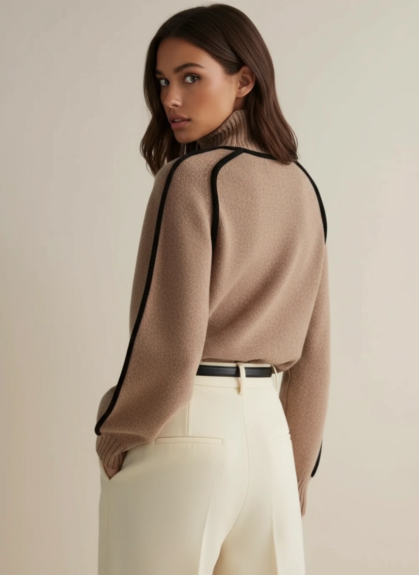 Maria™ | Suéter de cuello alto esencial
