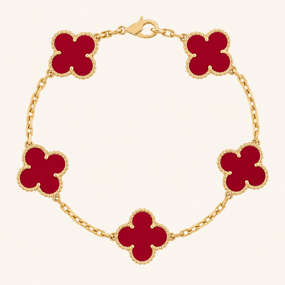 KLEEBLATT | Pulsera Roja