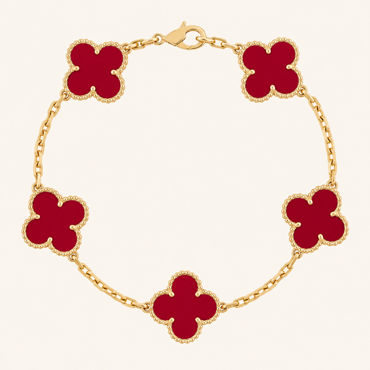 KLEEBLATT | Pulsera Roja