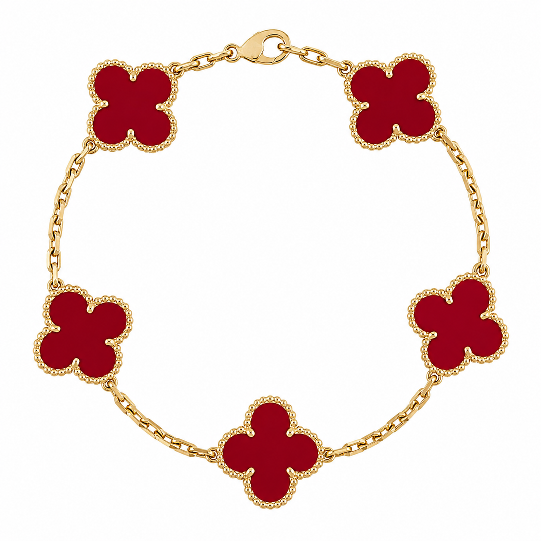 KLEEBLATT | Pulsera Roja