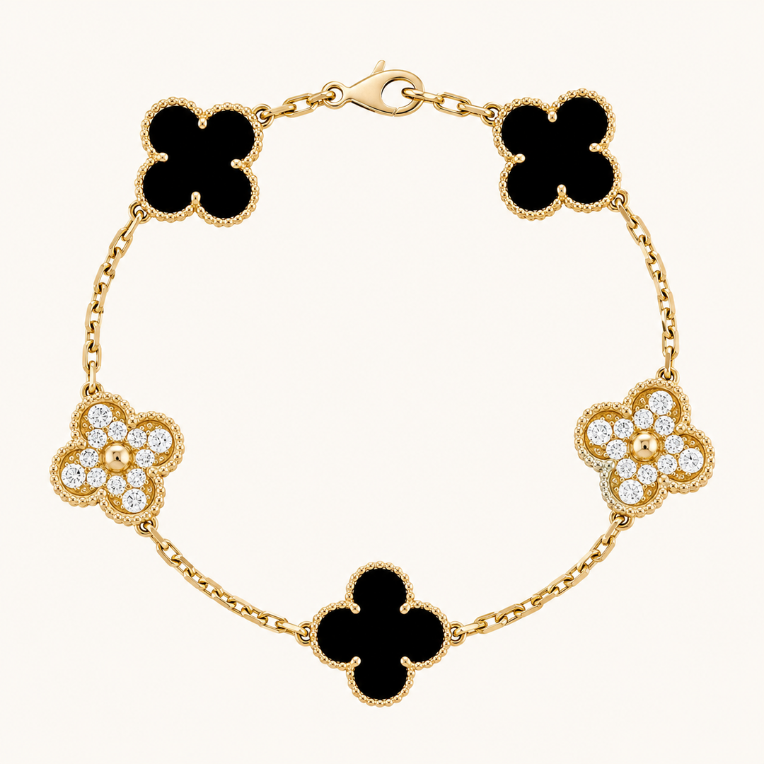 KLEEBLATT | Pulsera Prestige en Oro Negro