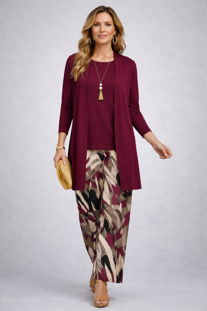 Romy – Conjunto Elegante de Tres Piezas