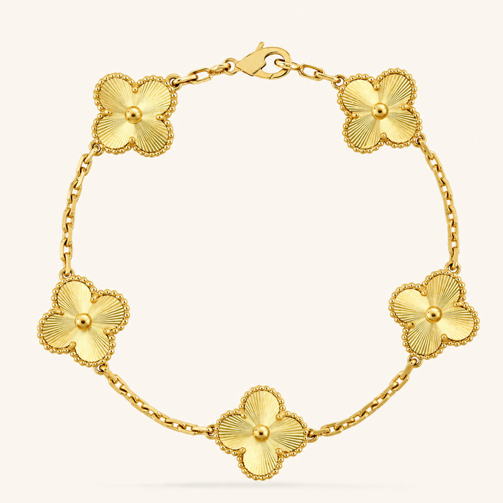 Pulsera de Oro Trébol