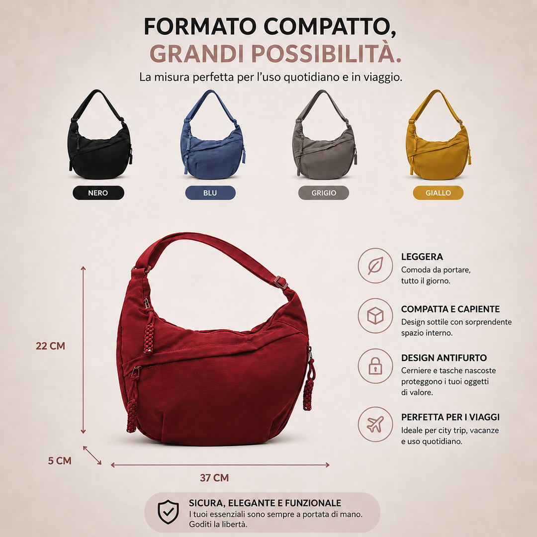 Chiara | Bolso de bandolera Gris