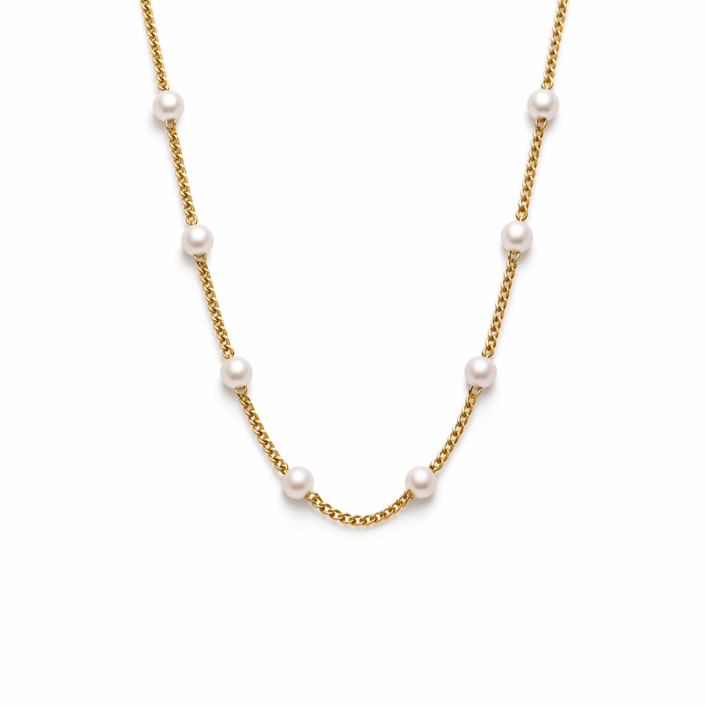 Collar Nura Perla en Oro de 18K