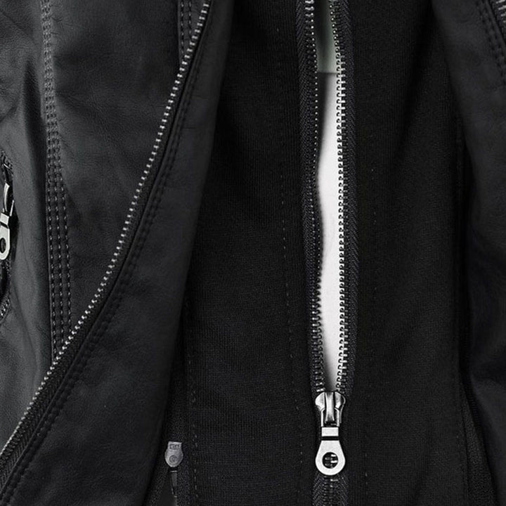 Monika™ | Chaqueta de cuero robusta y elegante