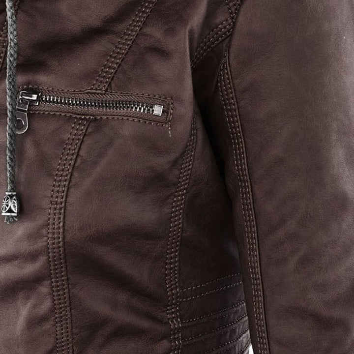 Monika™ | Chaqueta de cuero robusta y elegante
