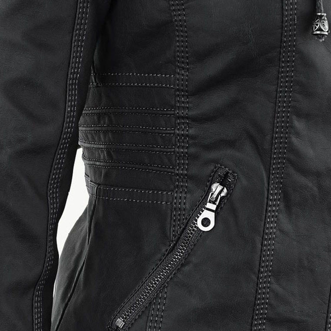 Monika™ | Chaqueta de cuero robusta y elegante