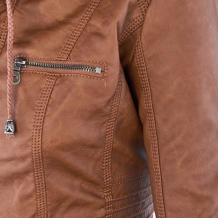Monika™ | Chaqueta de cuero robusta y elegante