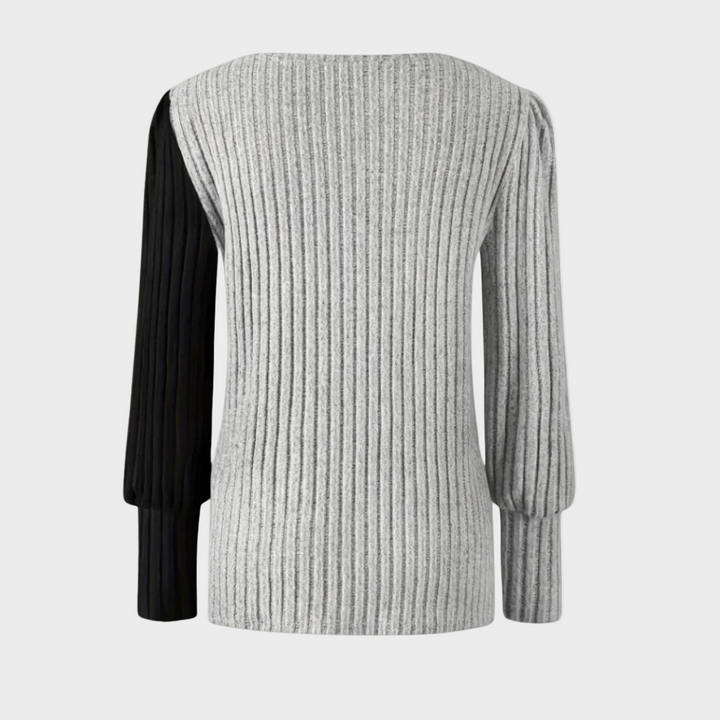 Kaia - Suéter elegante de punto con botones