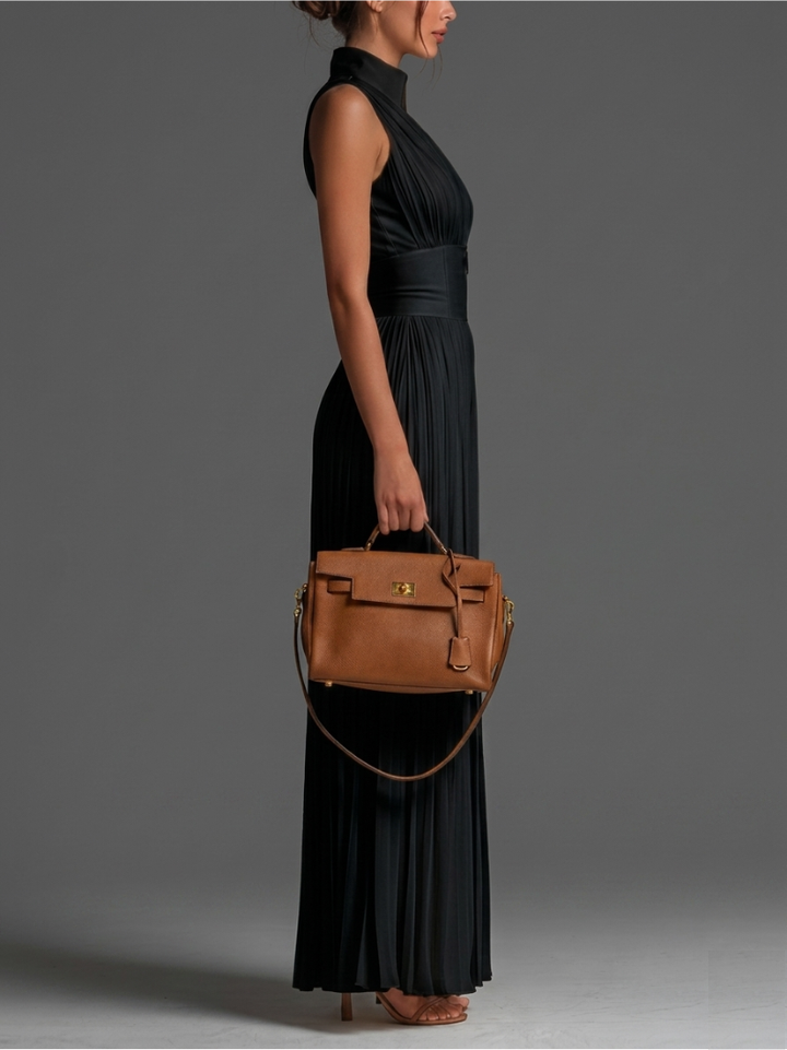 Esther | Combinación plisada negra