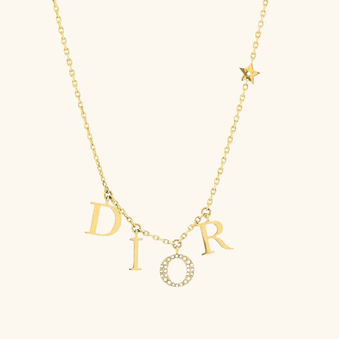 Collar DR en Oro
