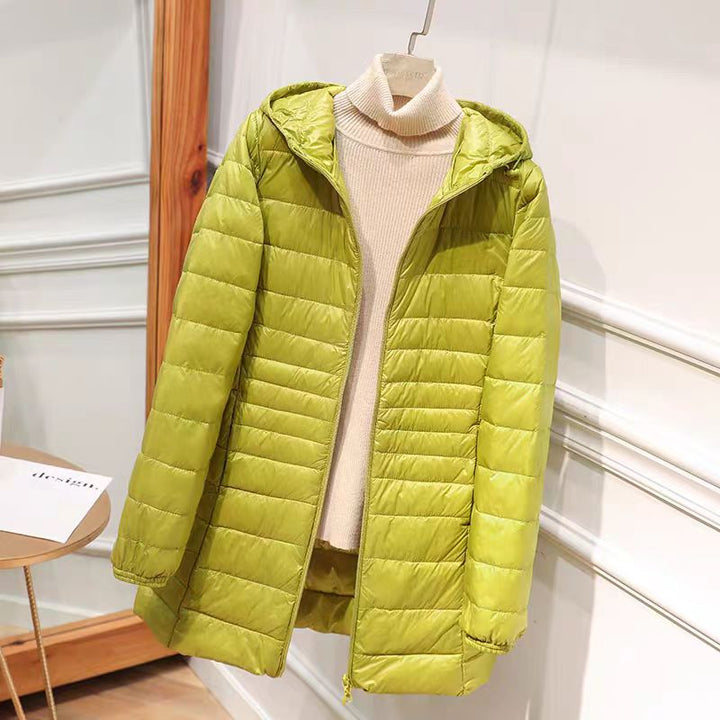Nathalie | Chaqueta de plumón para mujeres con capucha