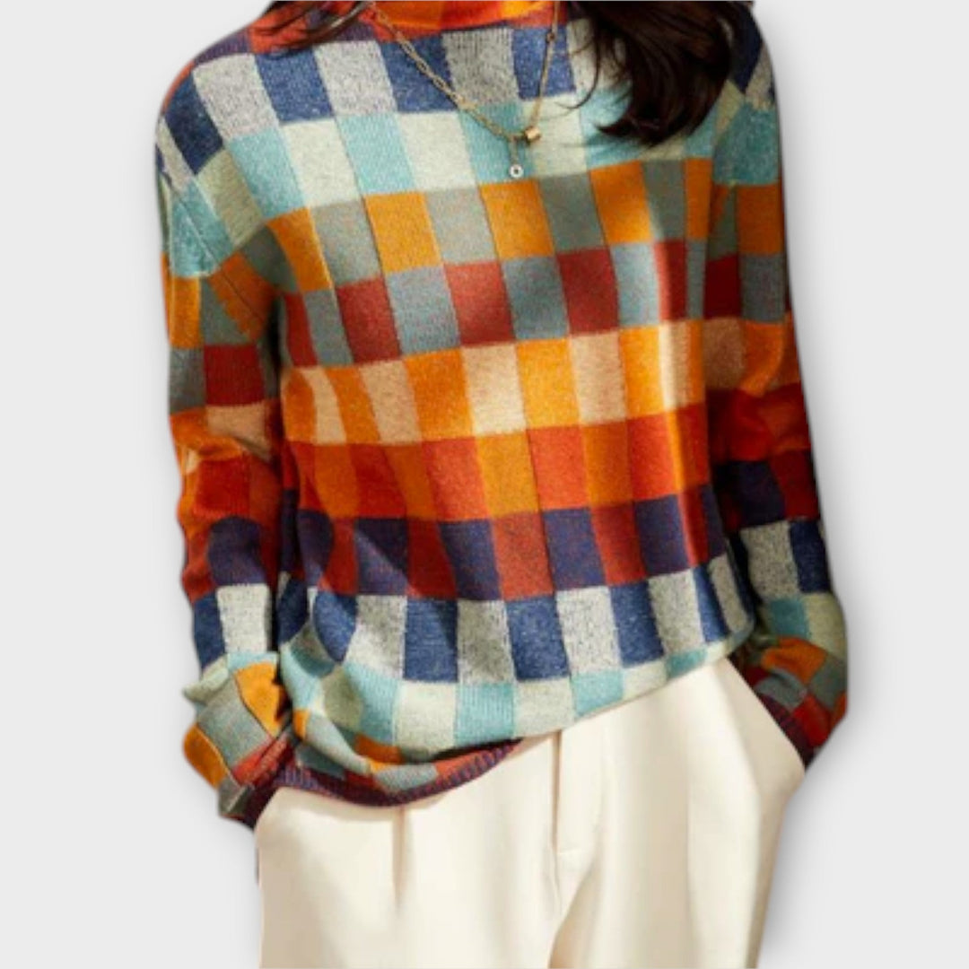 Erika - Suéter en patchwork