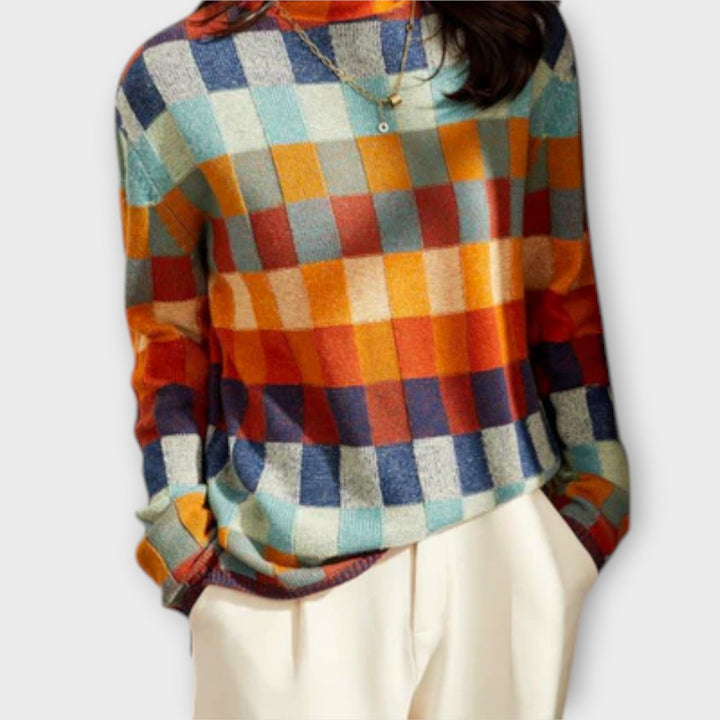 Erika - Suéter en patchwork