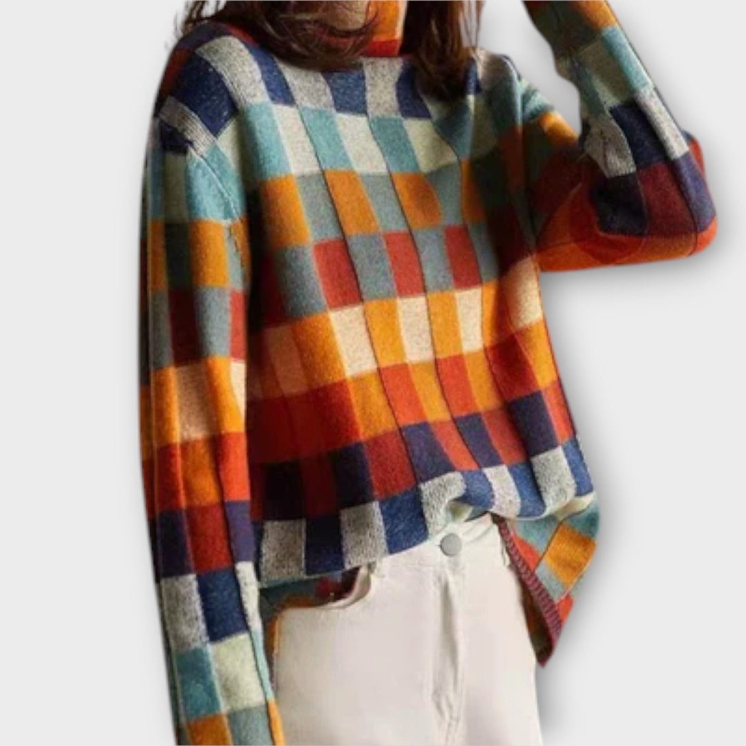 Erika - Suéter en patchwork