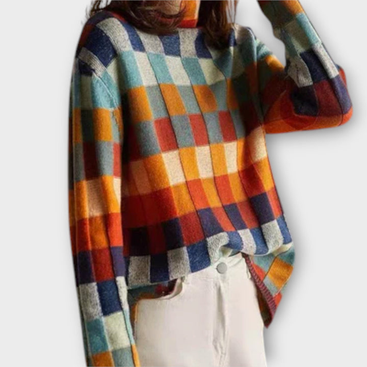 Erika - Suéter en patchwork