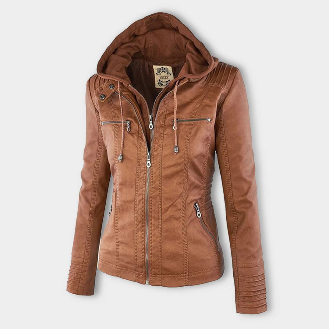 Monika™ | Chaqueta de cuero robusta y elegante