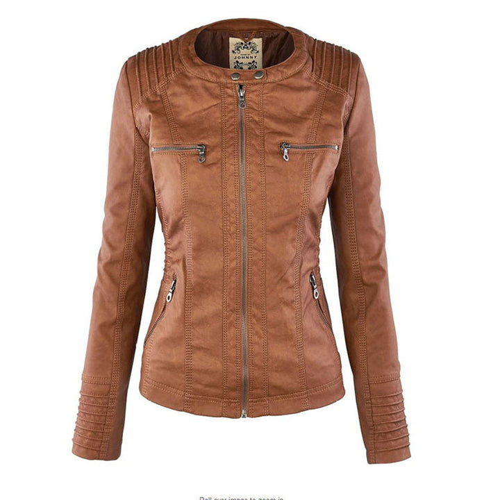 Monika™ | Chaqueta de cuero robusta y elegante