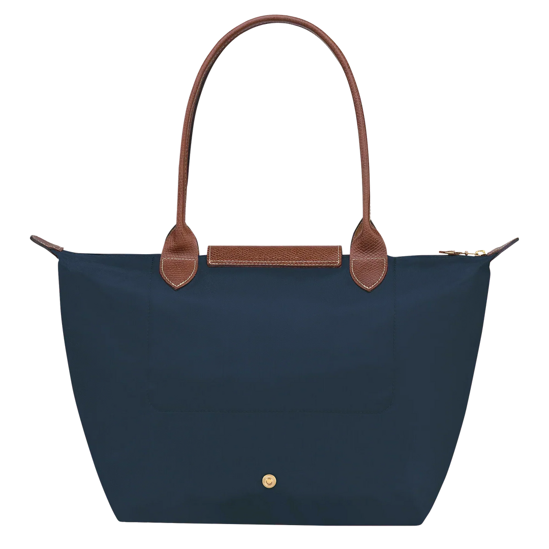 Bolso Clásico - Tote Le Pliage Mediano, Azul Marino