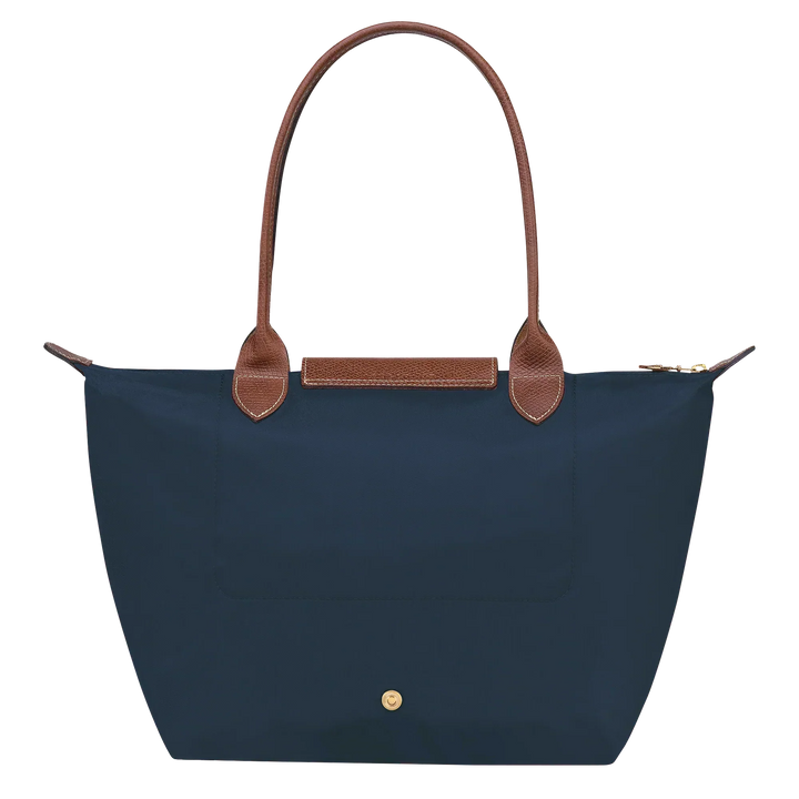 Bolso Clásico - Tote Le Pliage Mediano, Azul Marino