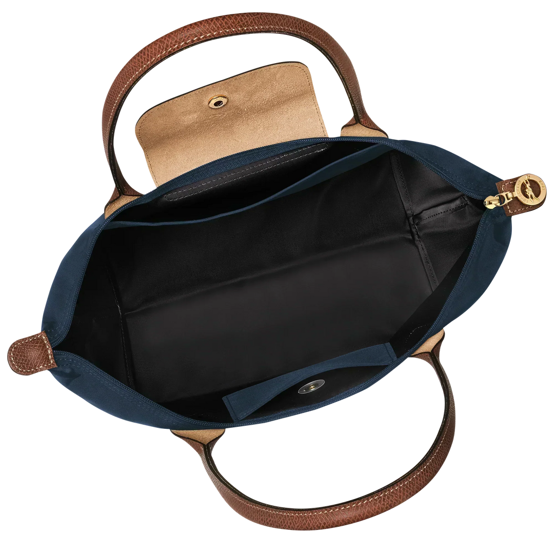 Bolso Clásico - Tote Le Pliage Mediano, Azul Marino
