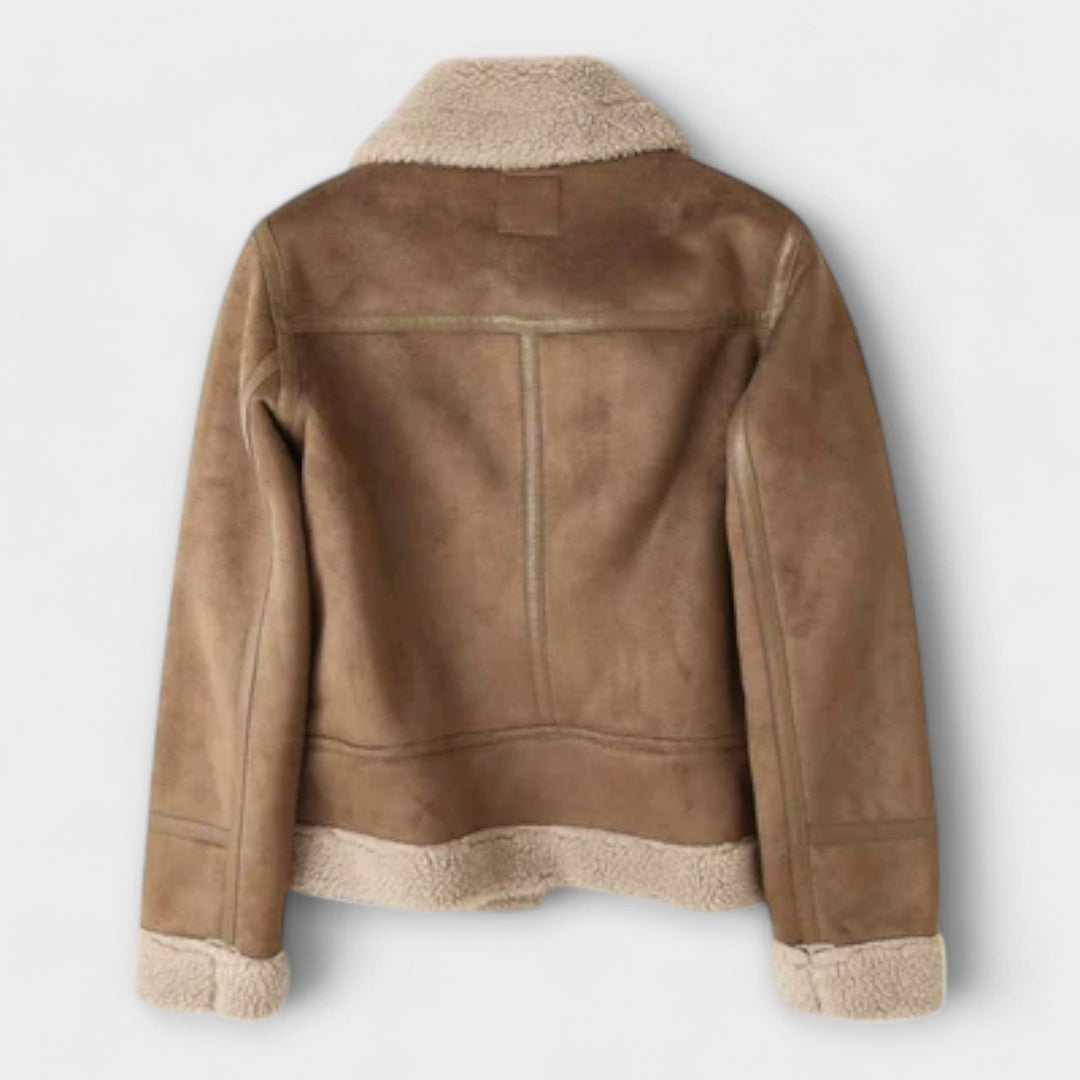 Catarina - Chaqueta de cuero piloto
