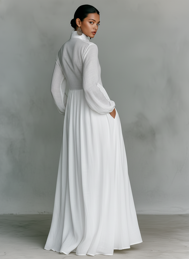 Ropa Maxi Patchwork Cuello Alto