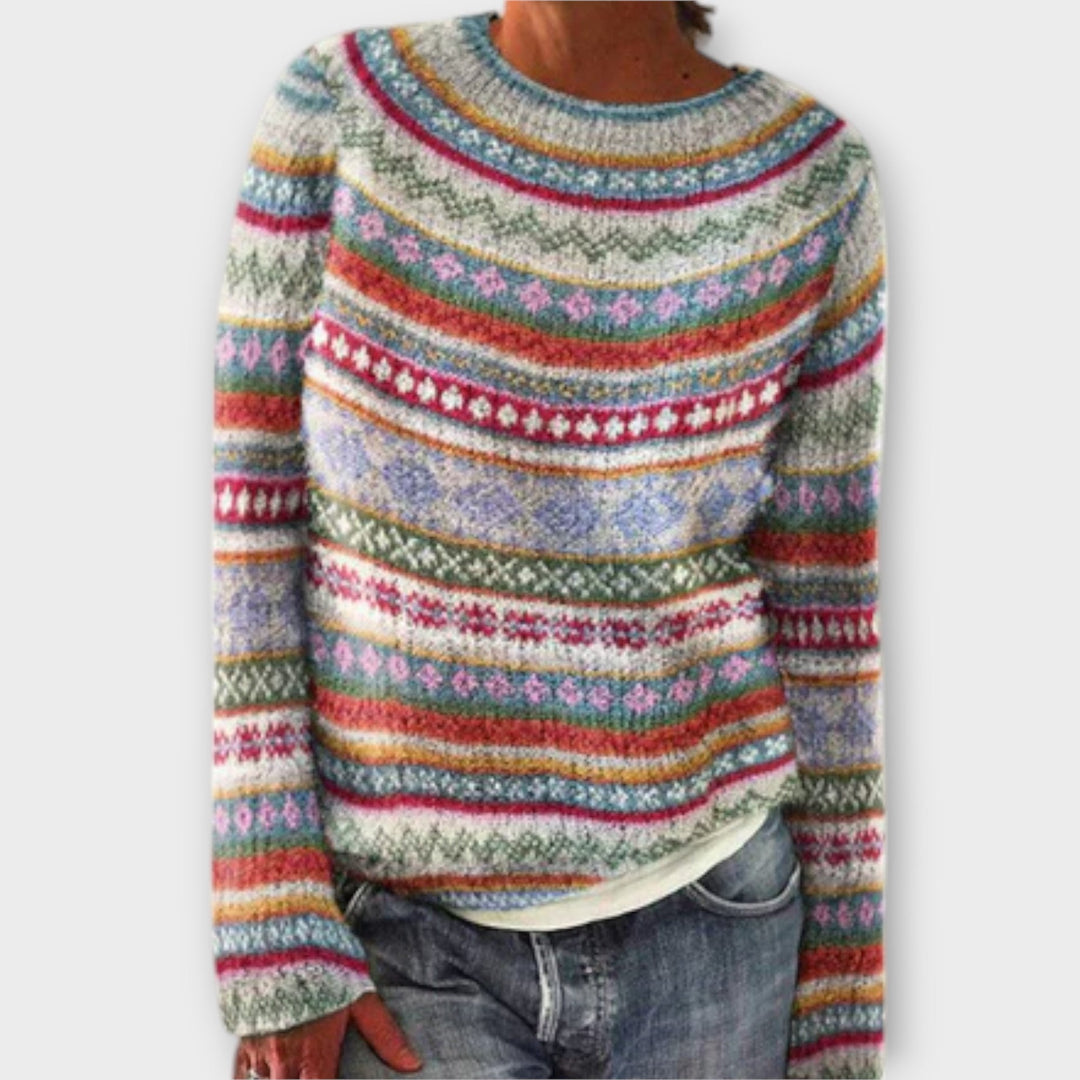 Suéter vintage tejido para mujeres