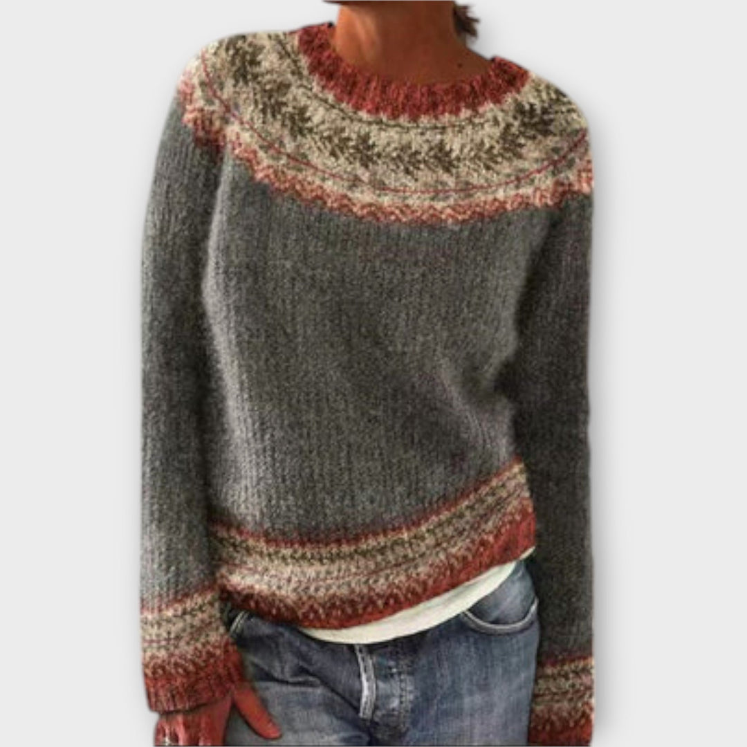 Suéter vintage tejido para mujeres