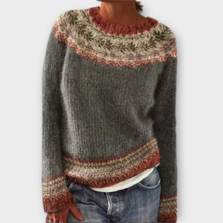 Suéter vintage tejido para mujeres