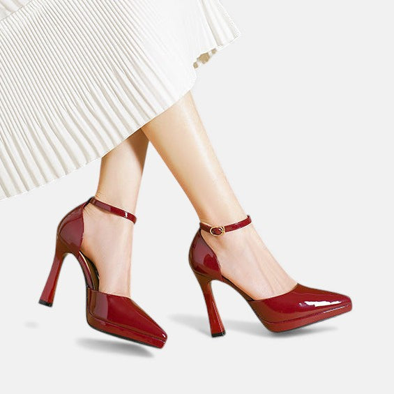 Evette™ | Tacones de Cuero