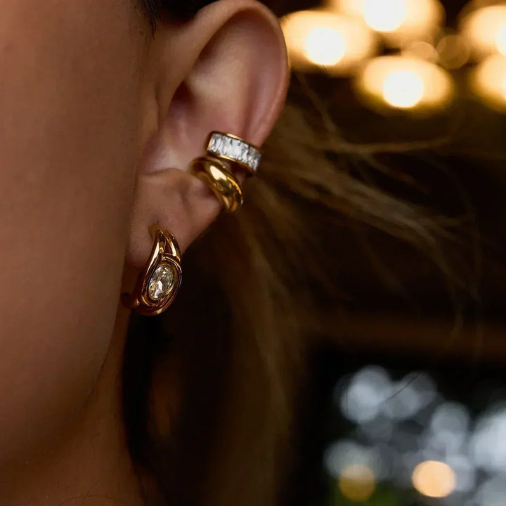 Conjunto de Pendientes Aurora Gold