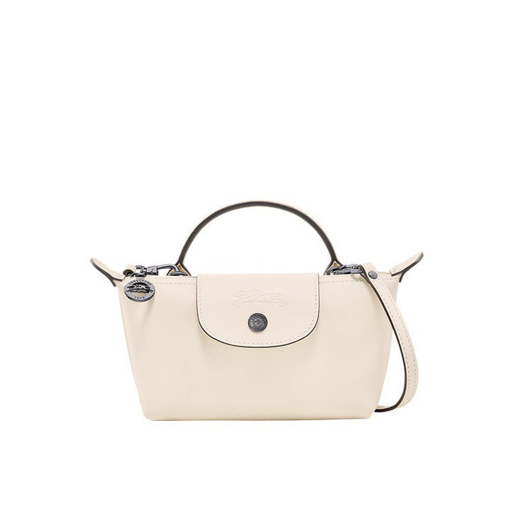 Mini Bolso de Cuero - Blanco