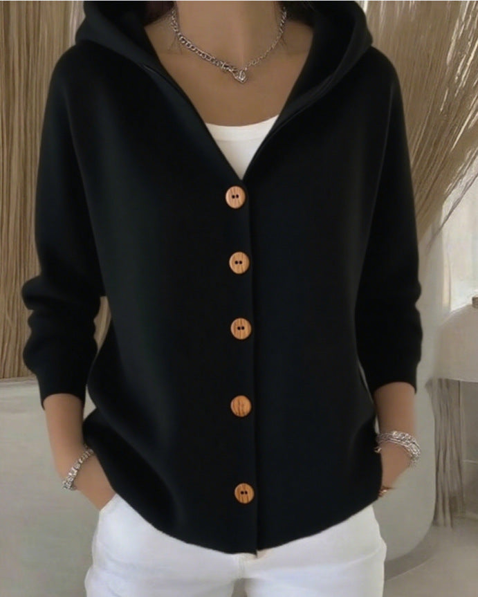 Zoé | Cardigan de Punto con Capucha