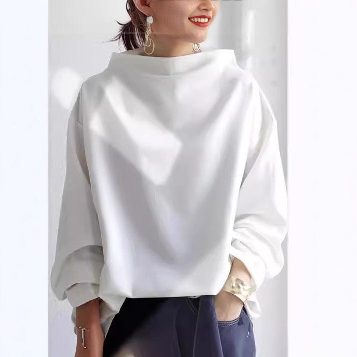 Mona | Top relajado con cuello alto