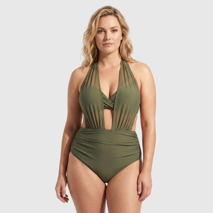 Sabine | Bikini de talle alto 2-en-1 con control de abdomen