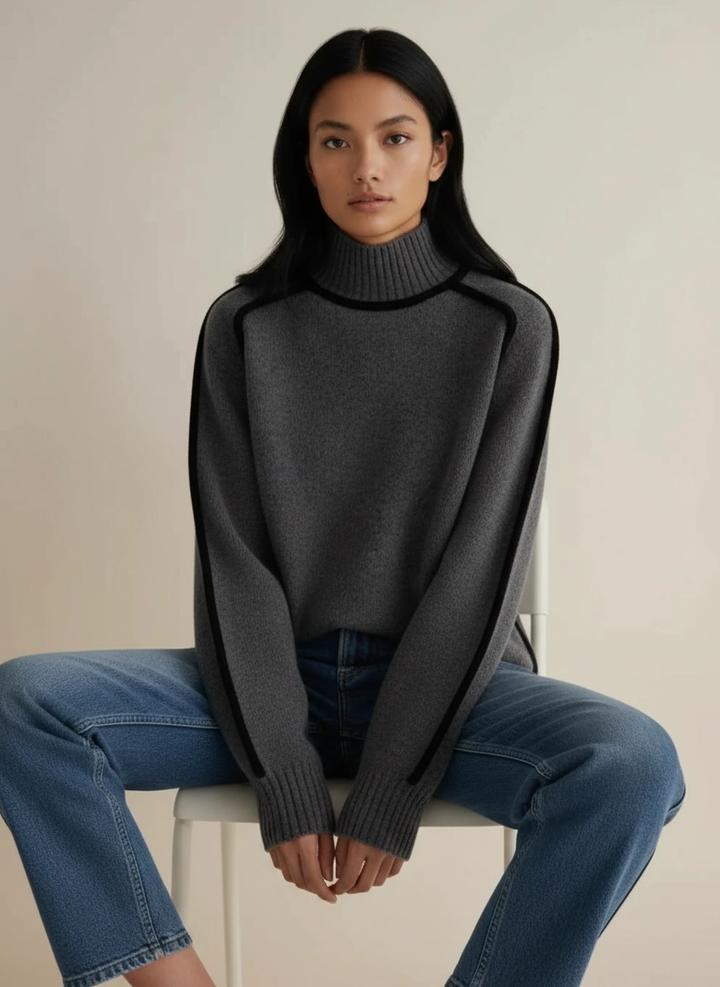 Maria™ | Suéter de cuello alto esencial