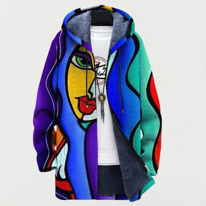 Chaqueta con diseño colorido