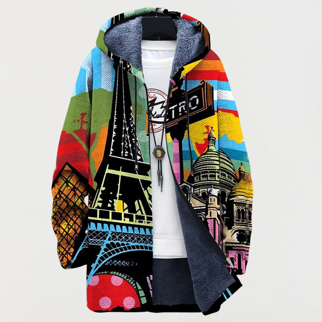 Sudadera con diseño urbano