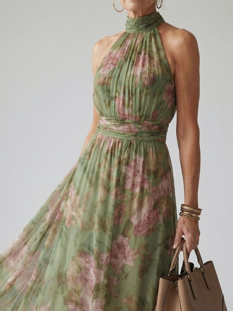 Naomi | Vestido Maxi de Espalda Descubierta